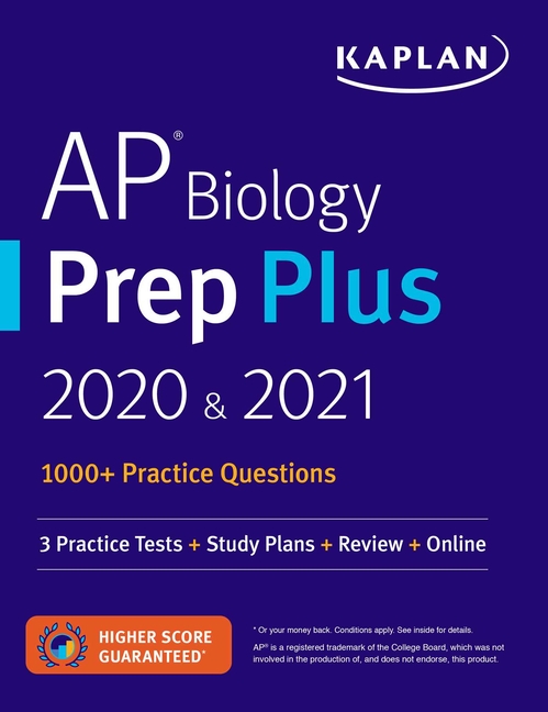  AP Biology Prep Plus 2020 & 2021: 3 Practice Tests + Study Plans + Review + Online