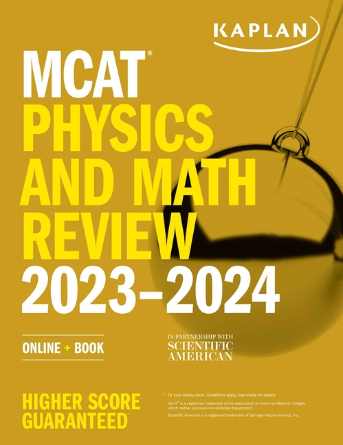  MCAT Physics and Math Review 2023-2024: Online + Book