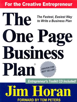 One Page Business Plan: Start with a Vision, Build a Company! [With Online Information]
