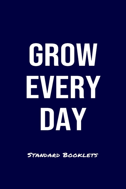  Grow Every Day Standard Booklets: A softcover fitness tracker to record four days worth of exercise plus cardio.