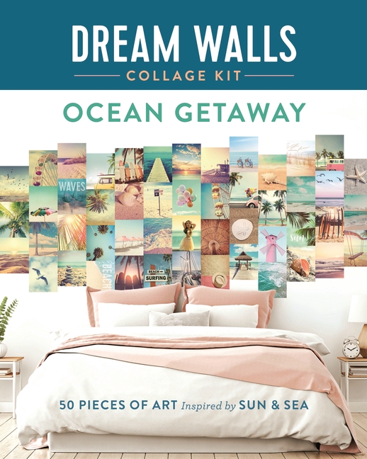  Dream Walls Collage Kit: Ocean Getaway: 50 Pieces of Art Inspired by Sun and Sea