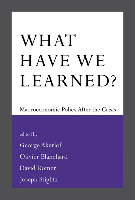 What Have We Learned? Macroeconomic Policy After the Crisis