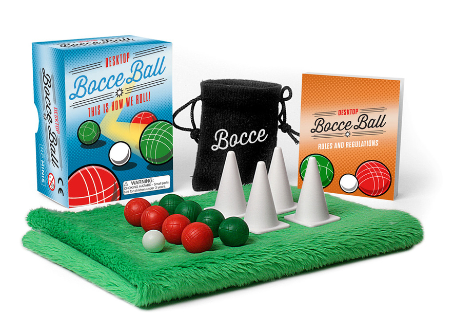 Desktop Bocce Ball: This Is How We Roll! [With Mini Book]