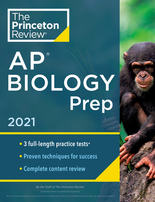 Princeton Review AP Biology Prep, 2021: Practice Tests + Complete Content Review + Strategies & Techniques