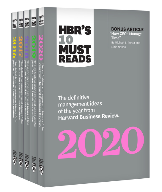  5 Years of Must Reads from Hbr: 2020 Edition (5 Books)