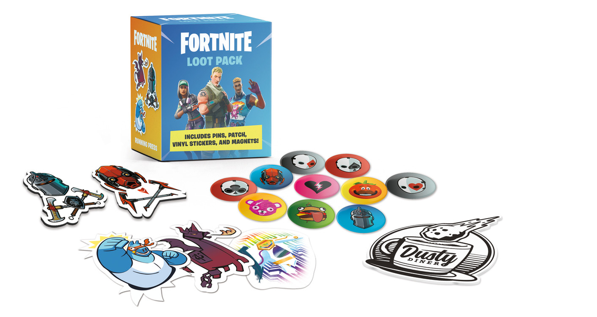 Fortnite (Official) Loot Pack: Includes Pins, Patch, Vinyl Stickers, and Magnets!