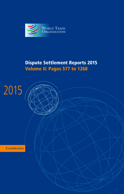 Dispute Settlement Reports 2015: Volume 2, Pages 577-1268