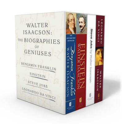  Walter Isaacson: The Genius Biographies: Benjamin Franklin, Einstein, Steve Jobs, and Leonardo Da Vinci (Boxed Set)